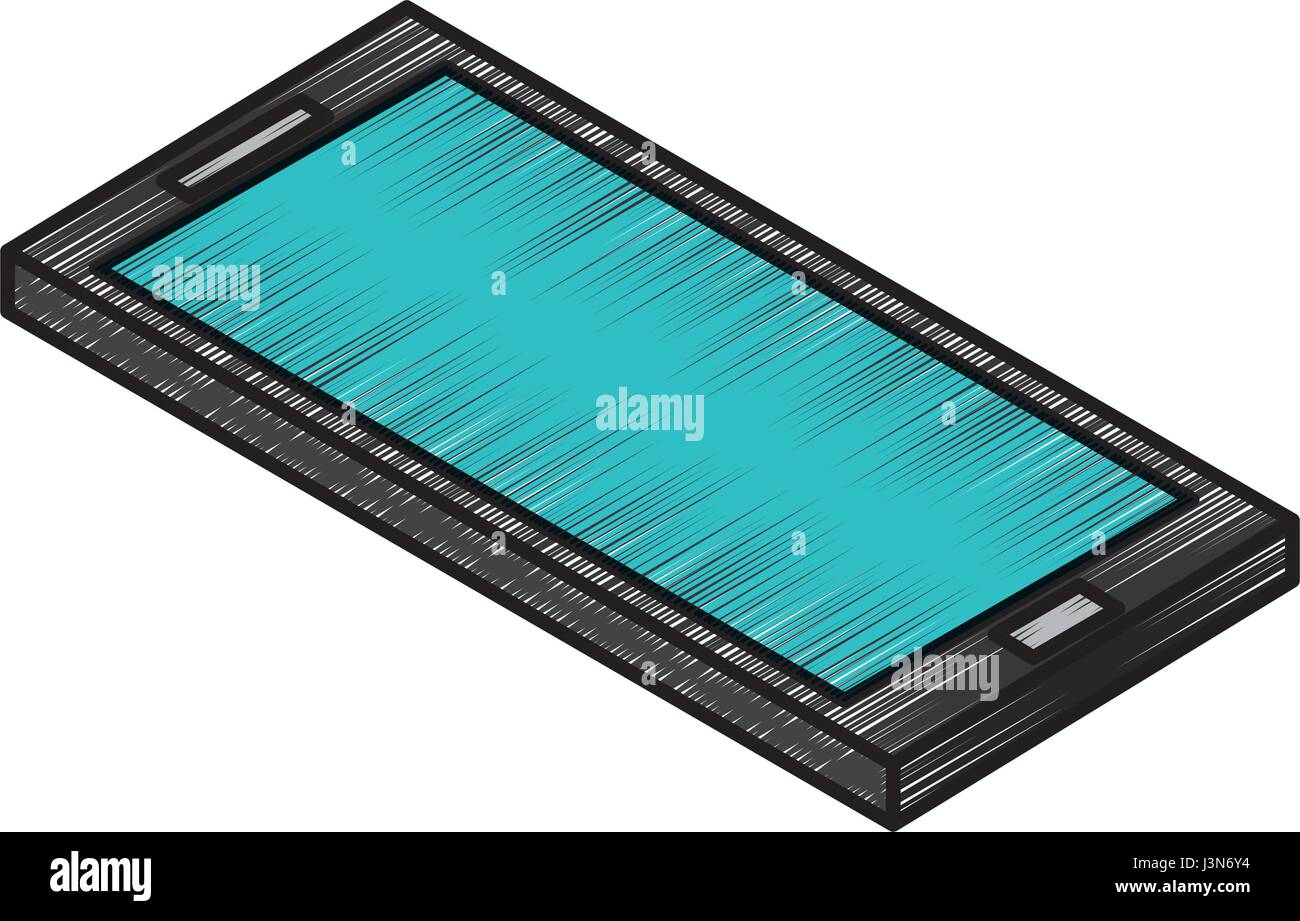 smartphone device isometric icon Stock Vector Image & Art - Alamy