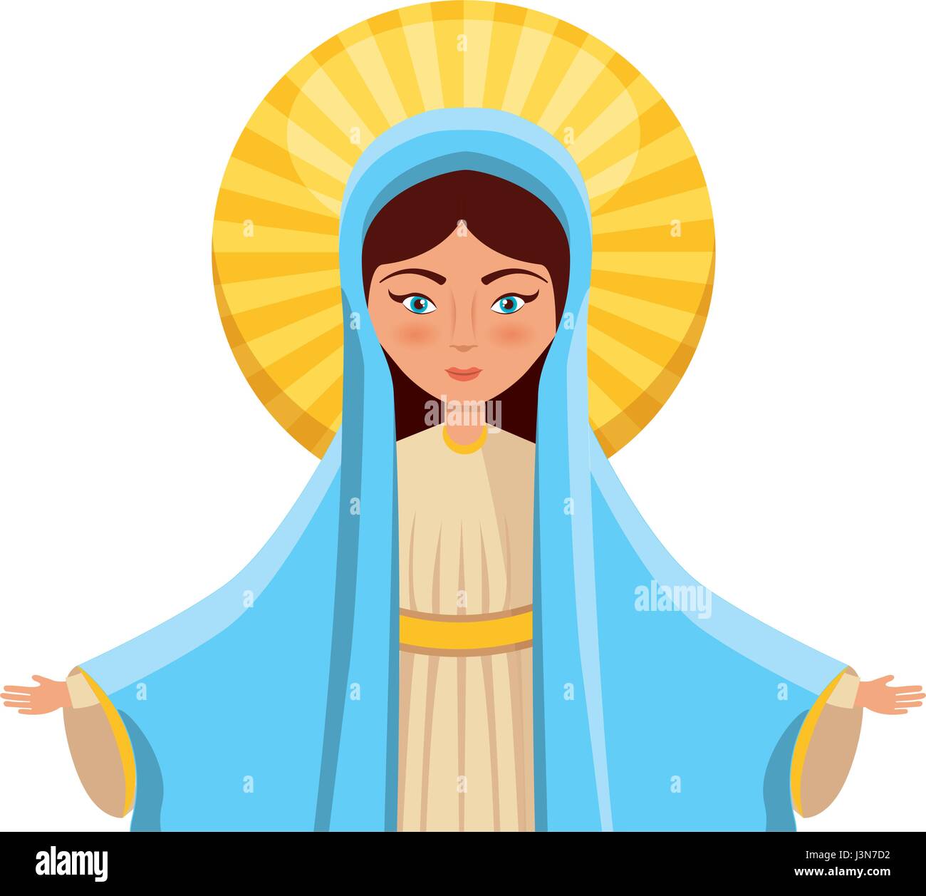 Miracle of the icon of our lady of the sign hi-res stock photography ...