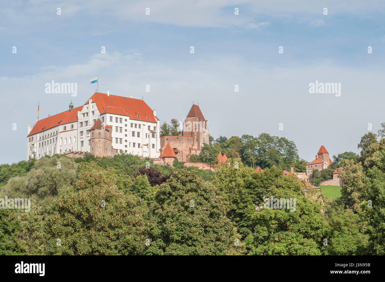 Castle Trausnitz, Landshut, Bavaria, Germany Stock Photo