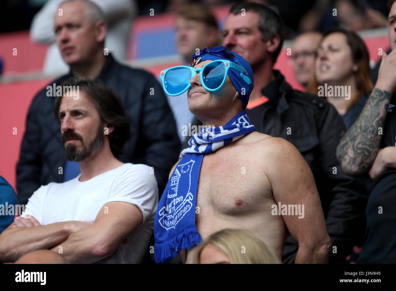 Speedo Mick in the stands during the Premier League match at the ...