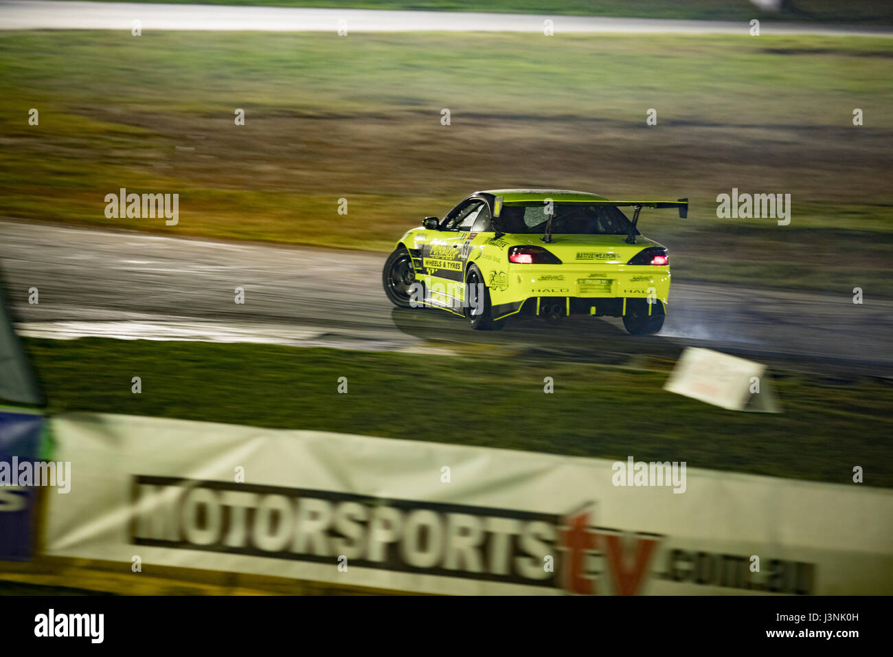 Sydney Motorsport Park, Australia. 6th May 2017.  Finny O'Hare about to launch into the corner with great angles. Anthony Bolack/Alamy Live News Stock Photo