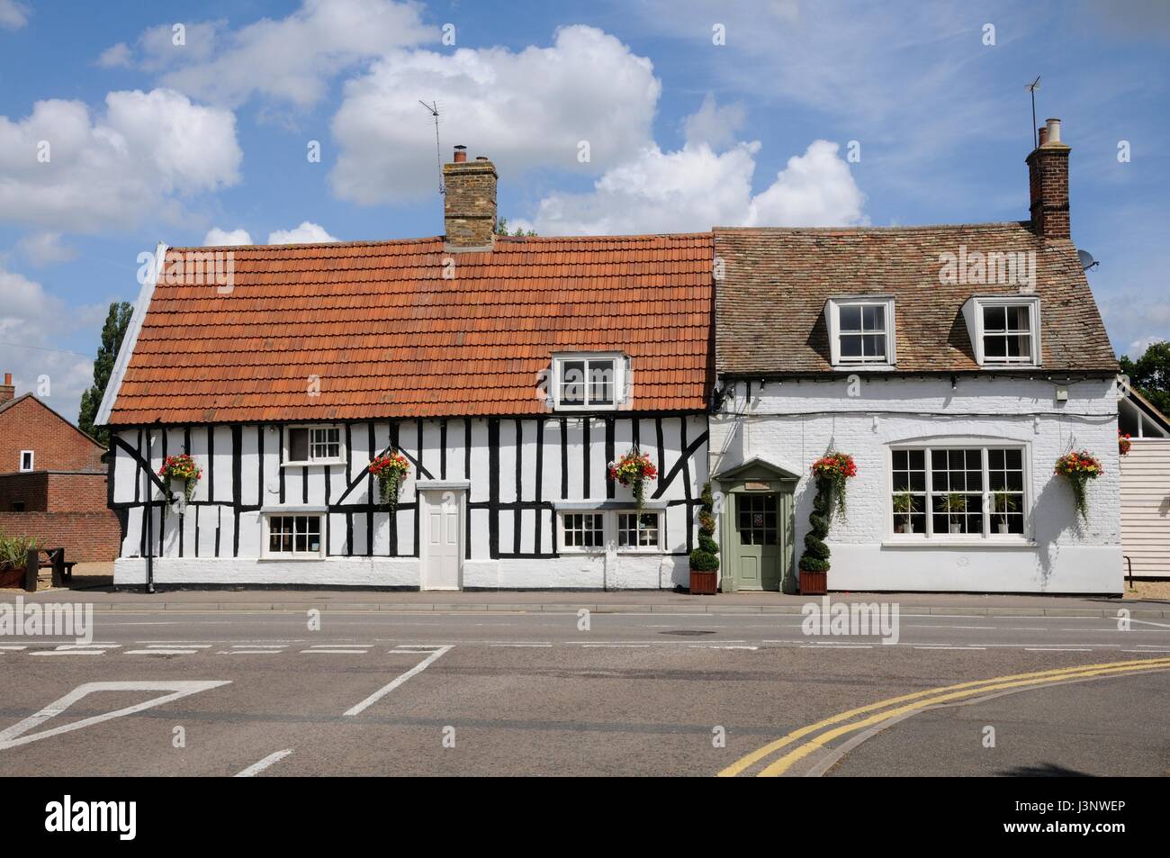 The White Hart, Godmanchester, Cambridgeshire Stock Photo