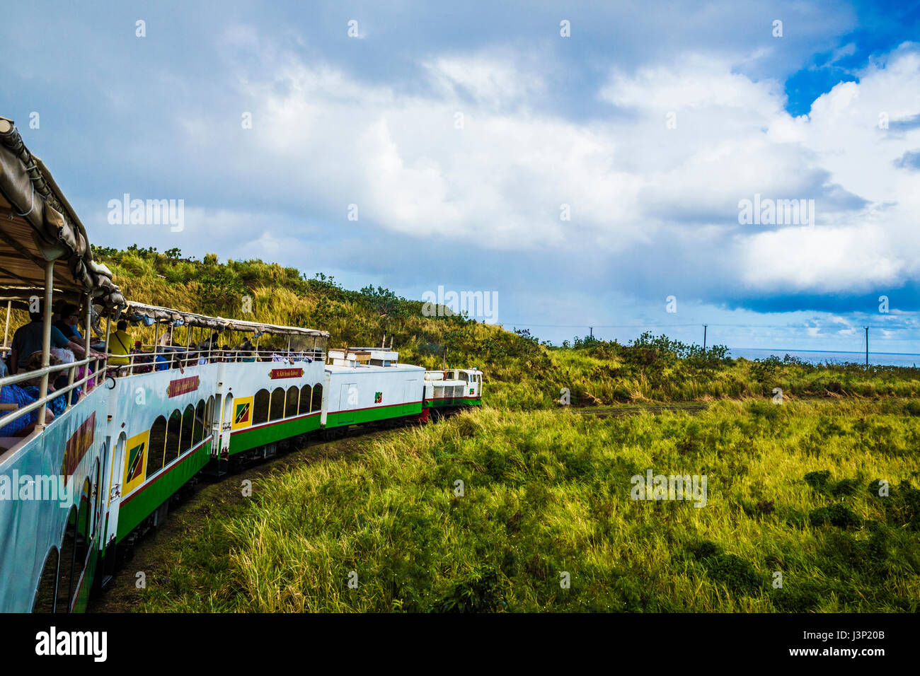 St Kitts & Nevis scenic railway Stock Photo Alamy