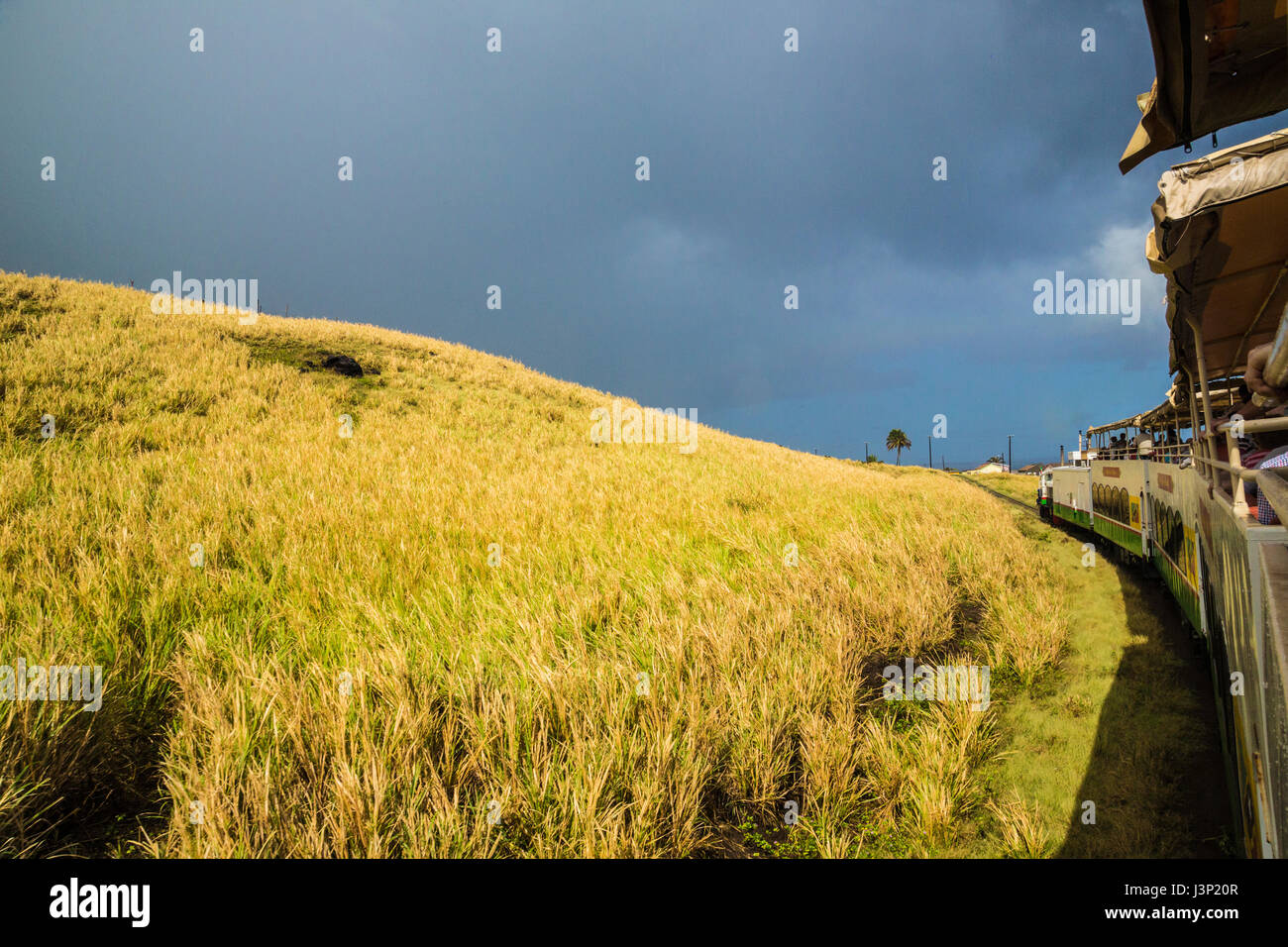 St Kitts & Nevis scenic railway Stock Photo
