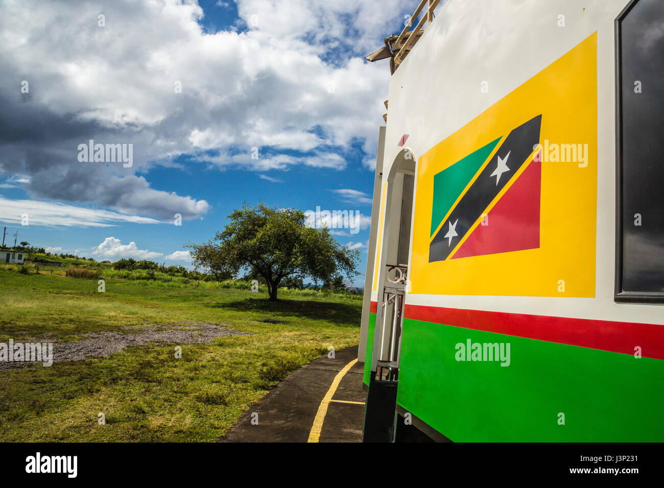 St Kitts & Nevis scenic railway Stock Photo Alamy