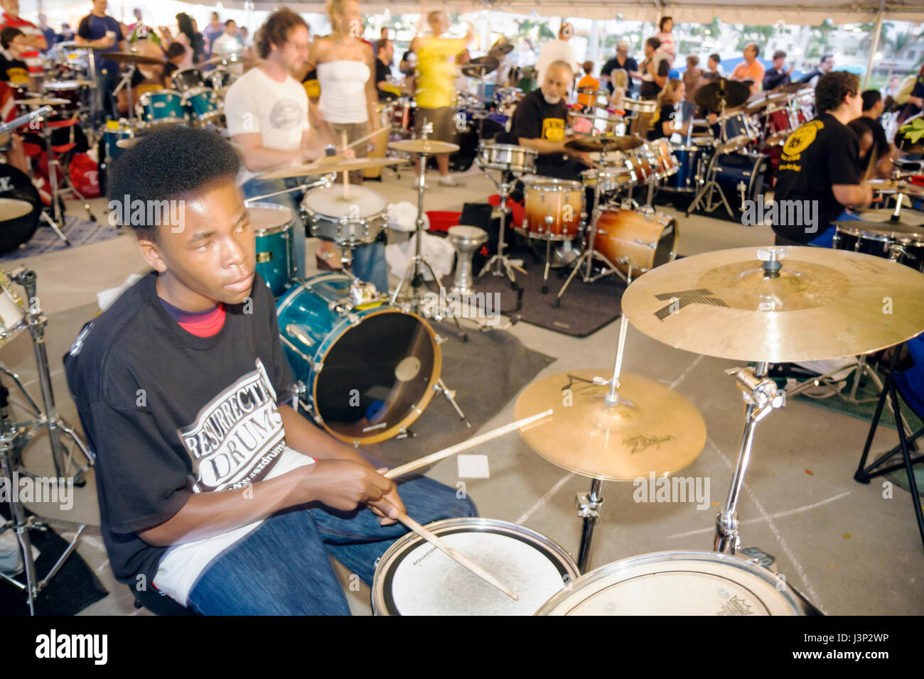 Miami Florida,Hollywood,Arts Park,The Big Beat,event,attempt,break