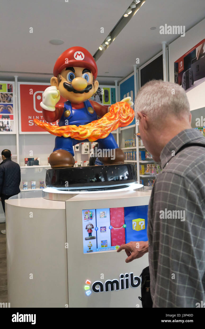 Nintendo World New York Store Interior, Rockefeller Center, NYC