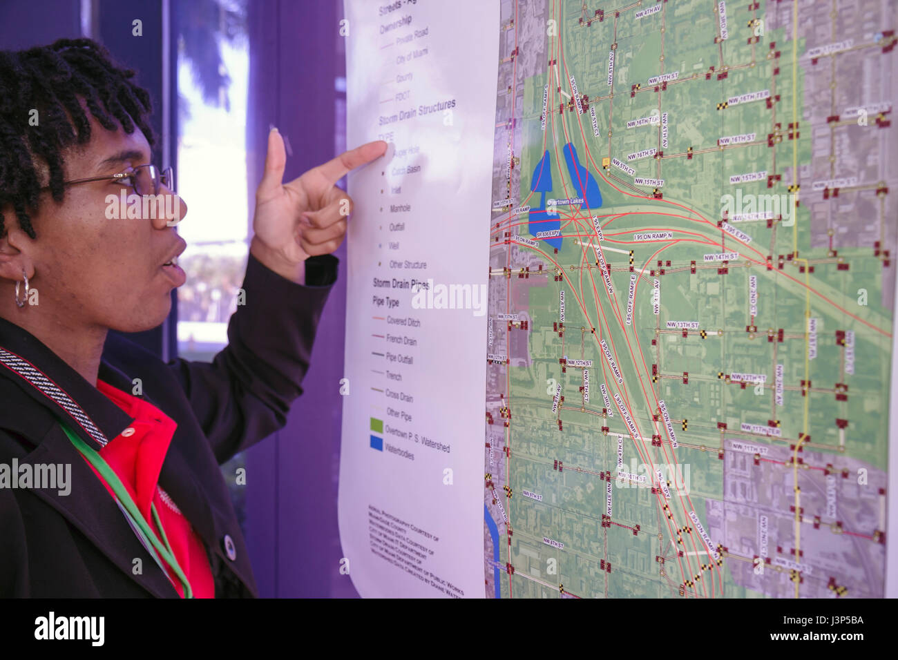 Miami Florida,Miami River waterside Center,centre,Geographic