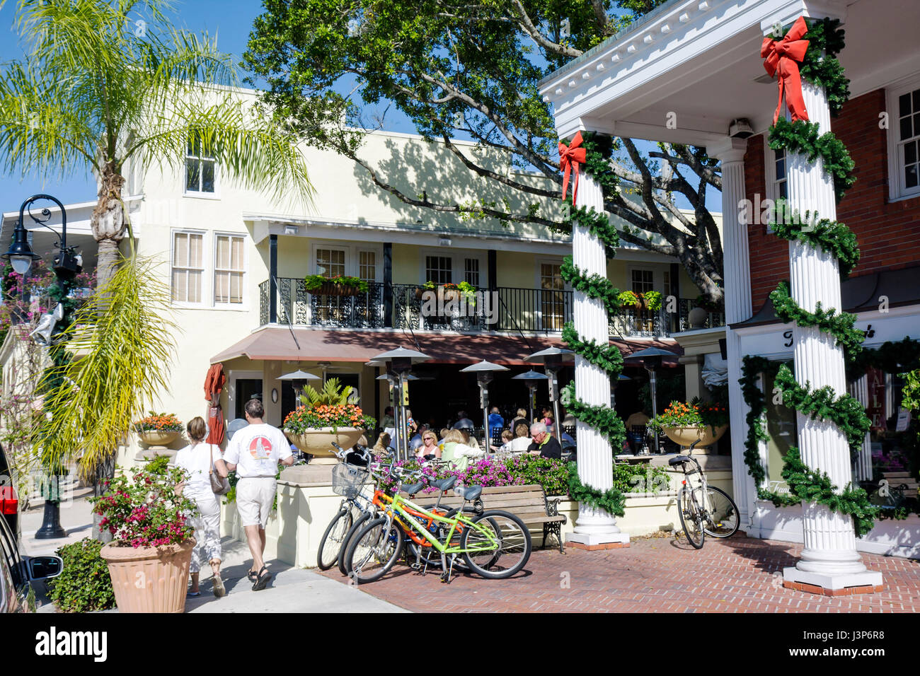 Naples Florida Old Naples Third Street South Historic District
