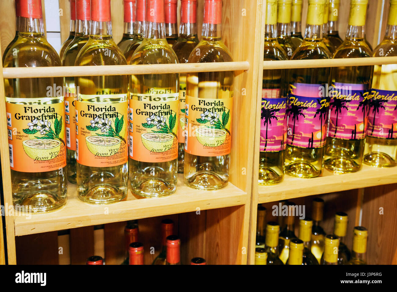 Naples Florida Old Naples Tin City The Naples Winery bottles display