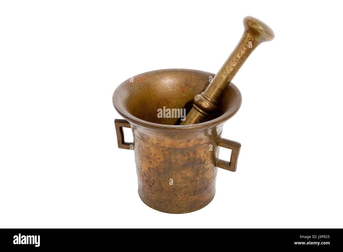 Pestle and mortar. Stock Photo