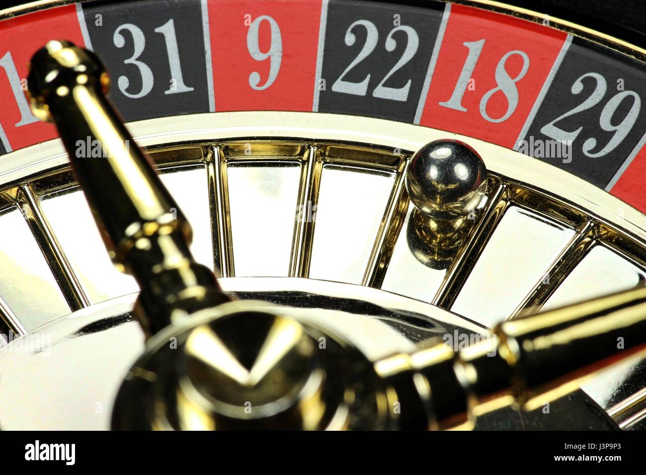 winning number in roulette Stock Photo Alamy