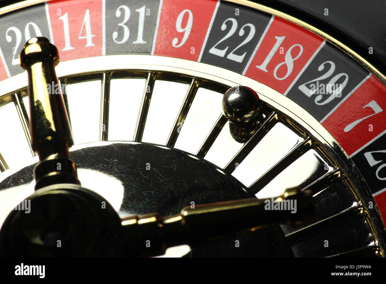 winning number in roulette Stock Photo Alamy