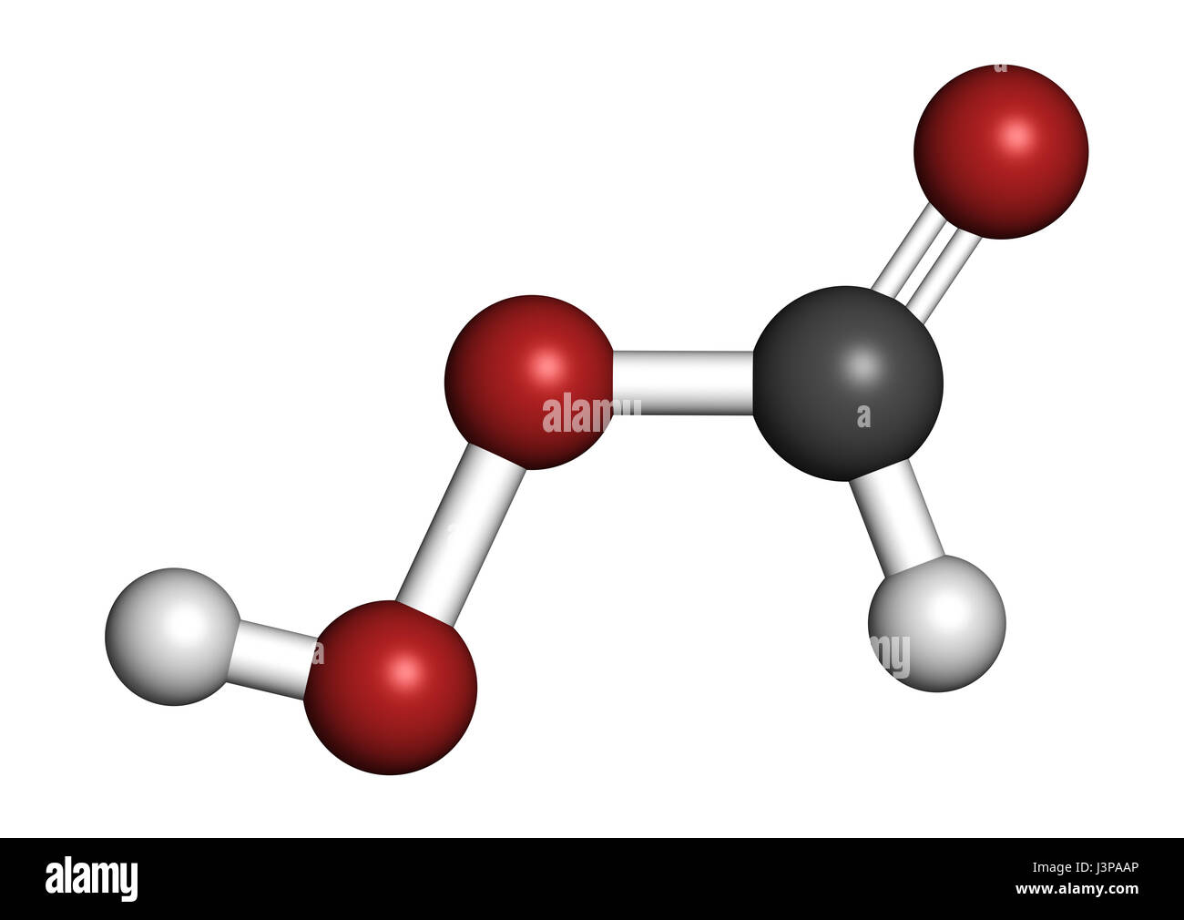 Performic acid (PFA) disinfectant molecule. Used as disinfectant and