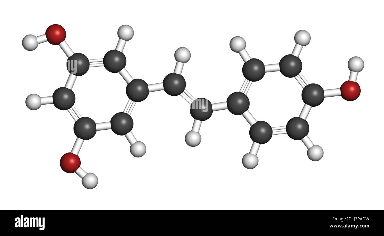 Resveratrol molecular hires stock photography and images Alamy