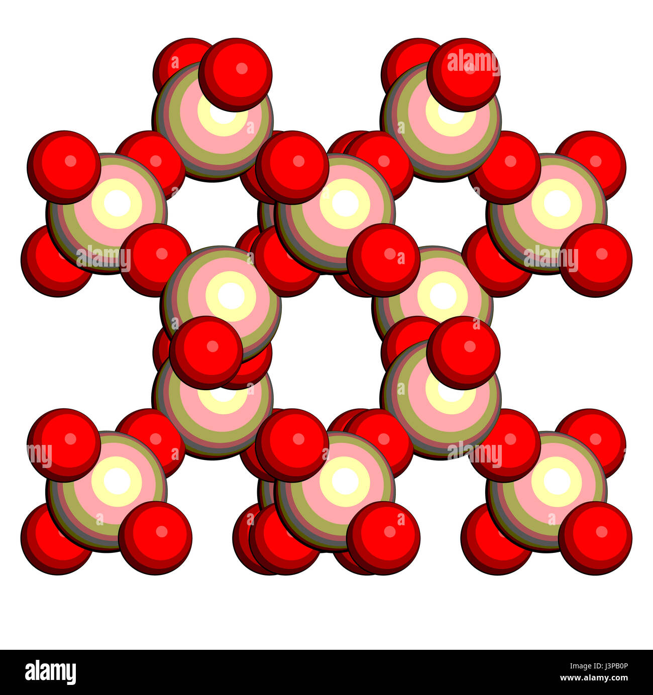 Quartz (rock crystal) mineral, crystal structure. Onyx, amethyst and