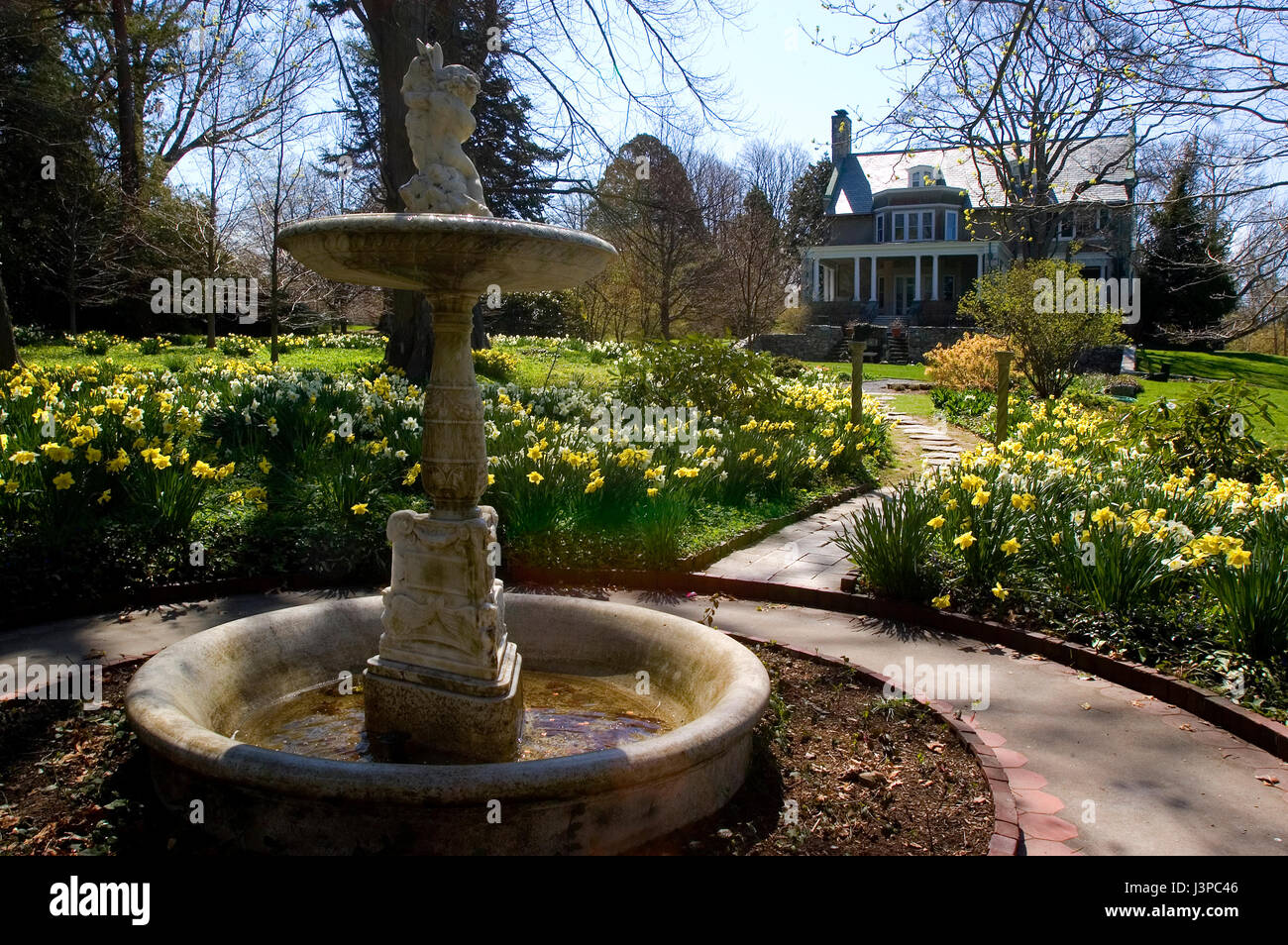 Blithewold, a 33acre summer estate with grand views of Narragansett Bay, in Bristol, Rhode