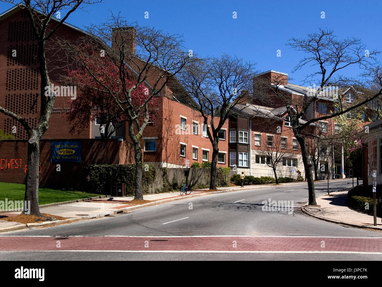 RHODE ISLAND SCHOOL of DESIGN campus, Providence, Rhode Island, USA Stock Photo