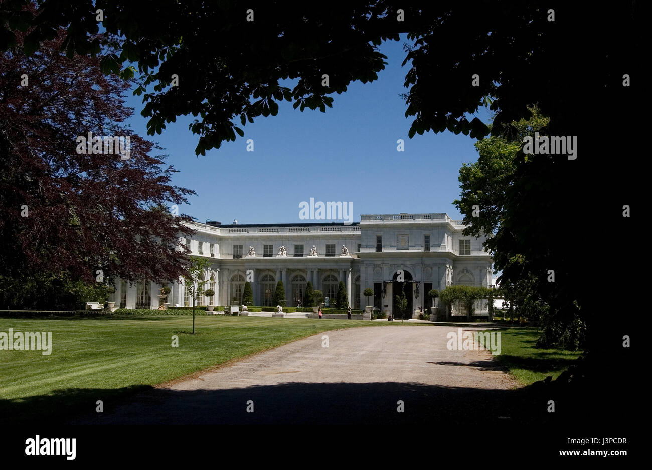 Rosecliff Mansion (1902) Stock Photo