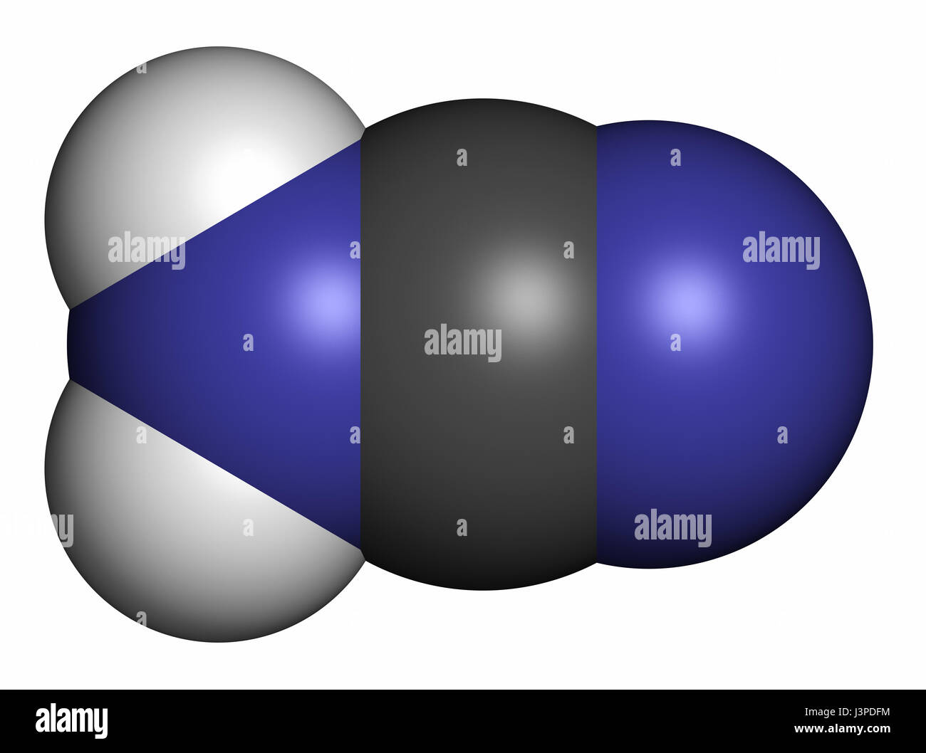 Cyanamide Molecule Used In Agriculture And Chemical Synthesis Atoms Are Represented As Spheres With Conventional Color Coding Hydrogen White Car Stock Photo Alamy