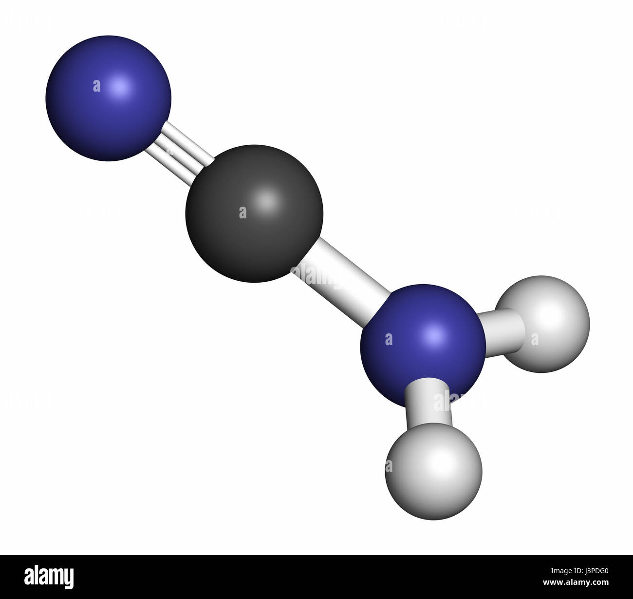 Cyanamide Molecule Used In Agriculture And Chemical Synthesis Atoms Are Represented As Spheres With Conventional Color Coding Hydrogen White Car Stock Photo Alamy