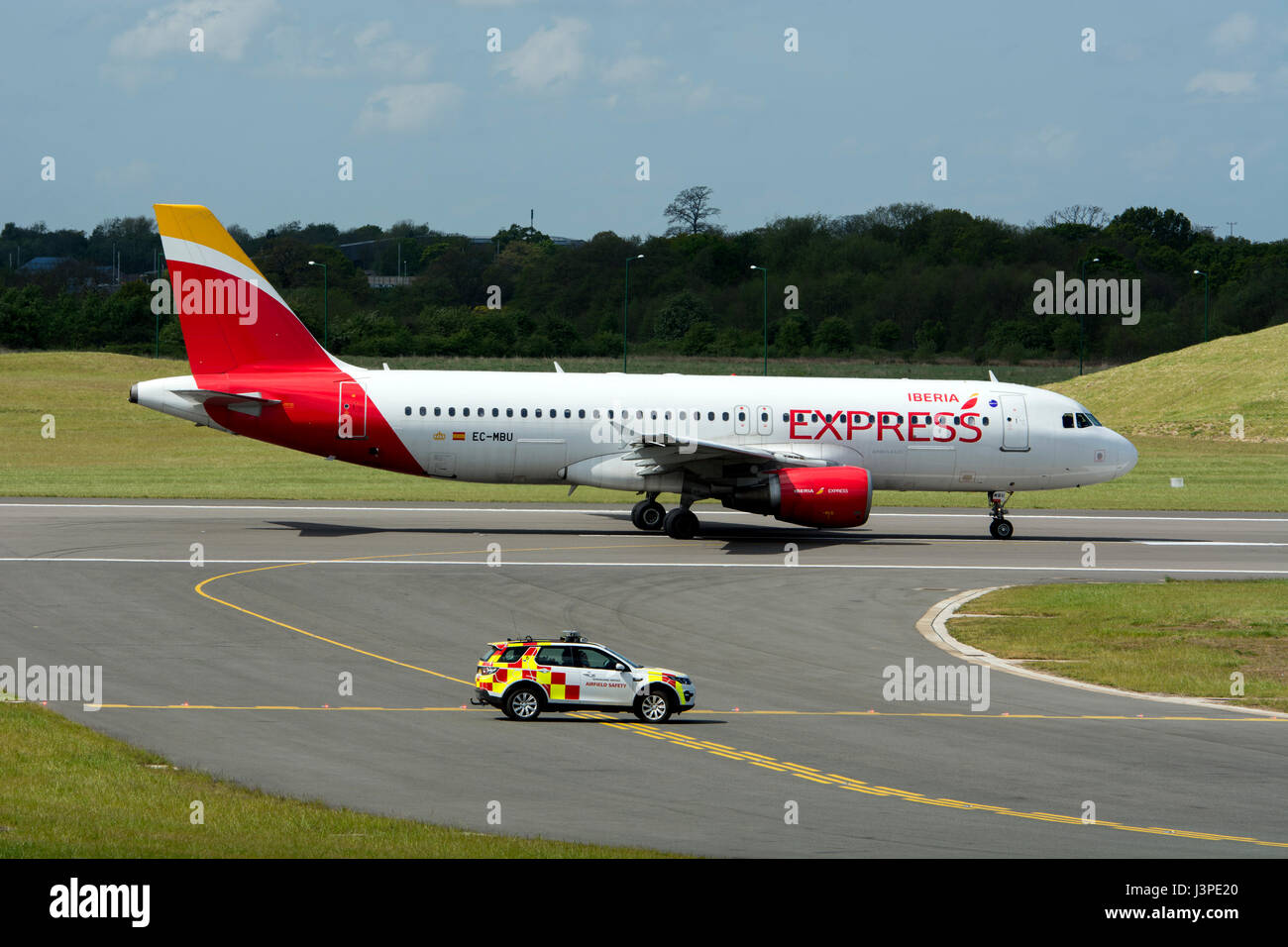 Iberia Express Airbus A320 at Birmingham Airport, UK Stock Photo