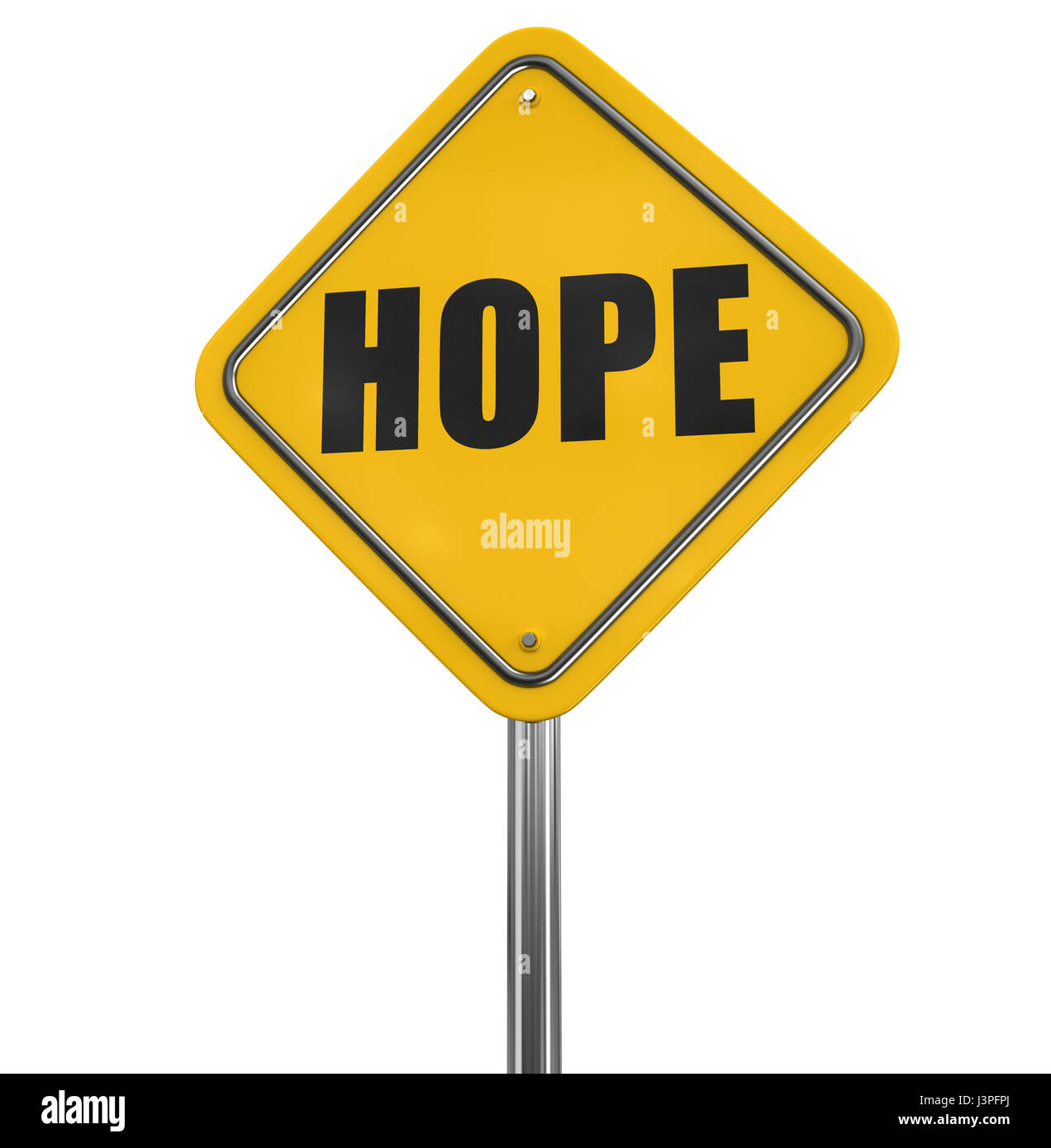Hope road sign. Image with clipping path Stock Photo Alamy