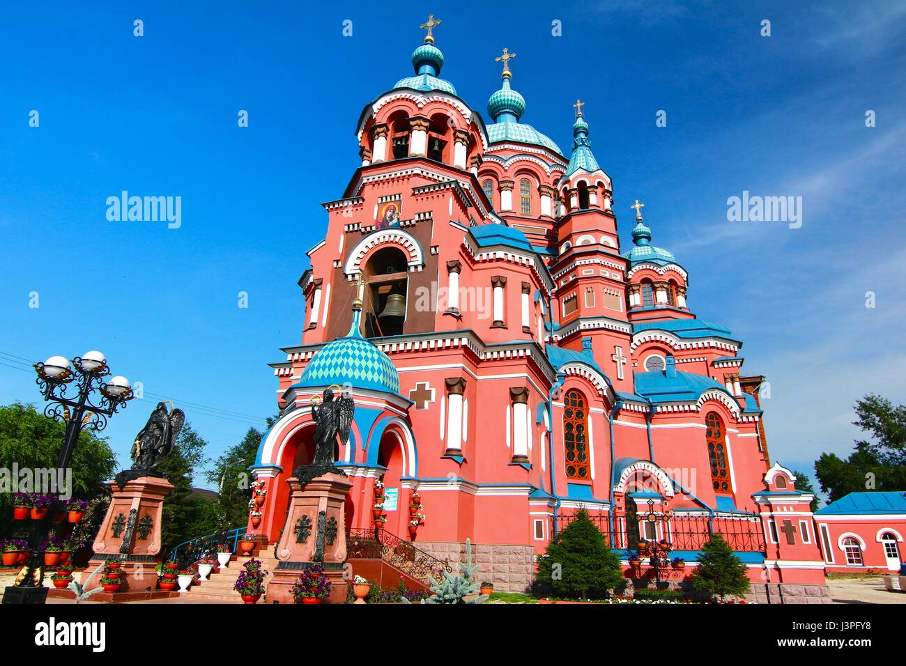 Cathedral of the Kazan Icon of the Mother of God in irkutsk city ...