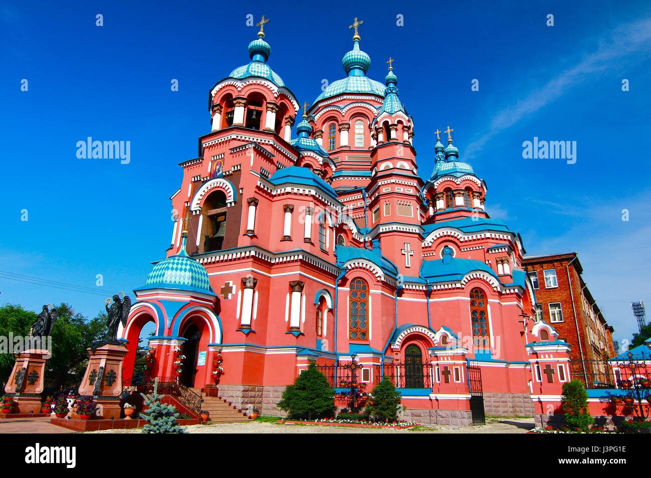Cathedral of the Kazan Icon of the Mother of God in irkutsk city ...