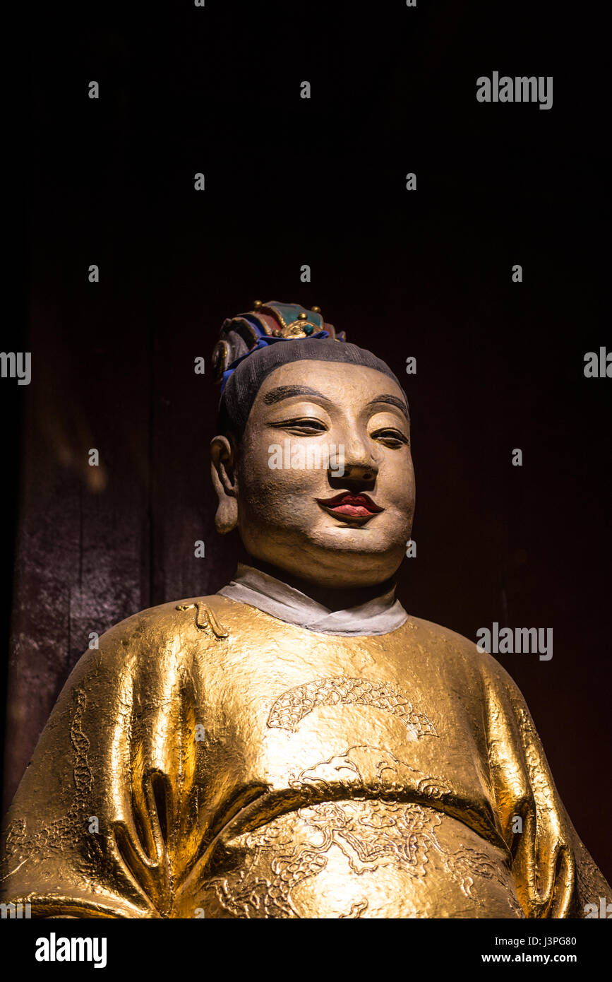 Chinese historical figure statue Stock Photo Alamy