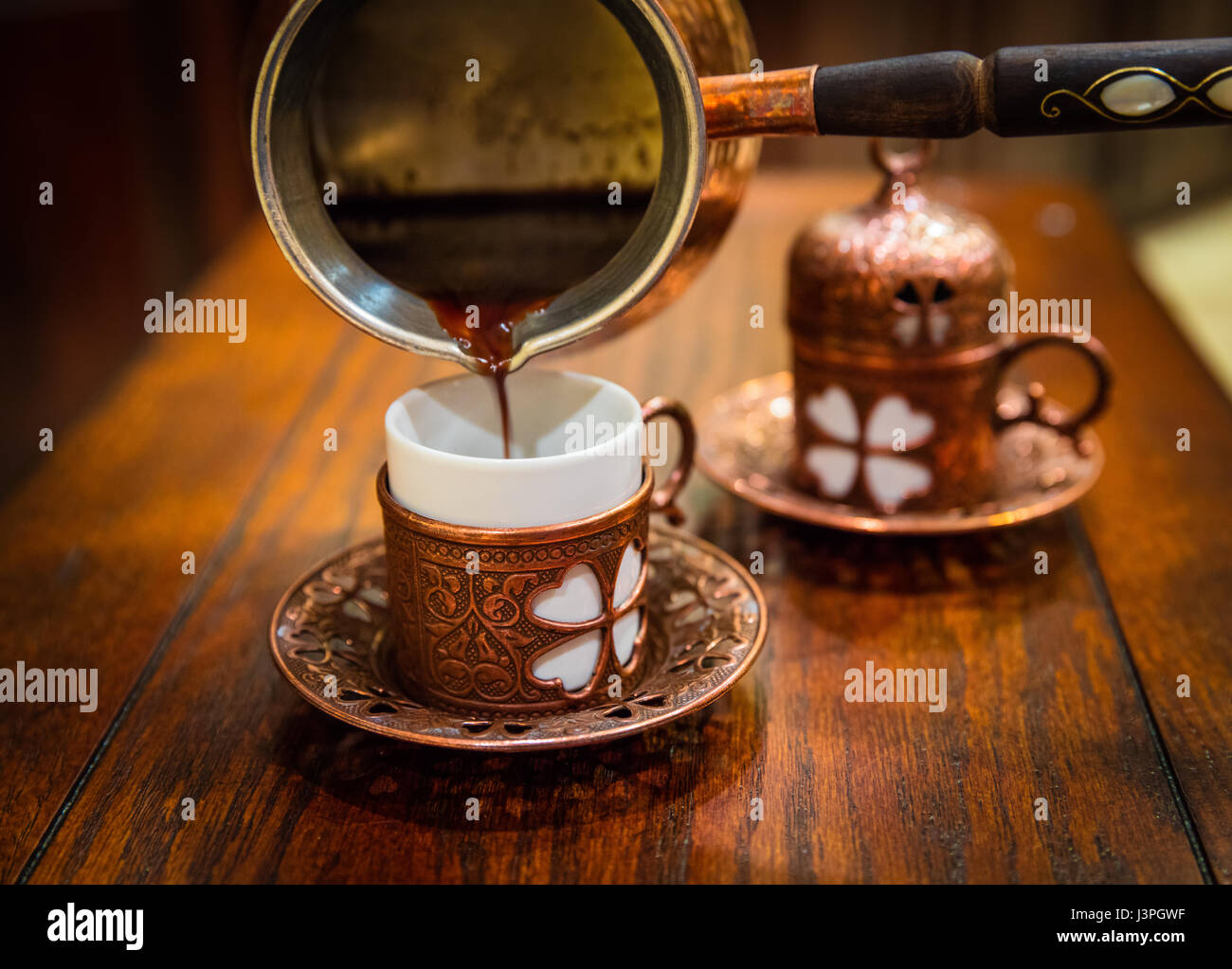 Turkish coffee (Turkish Türk kahvesi) is a method of preparing unfiltered coffee. Roasted and