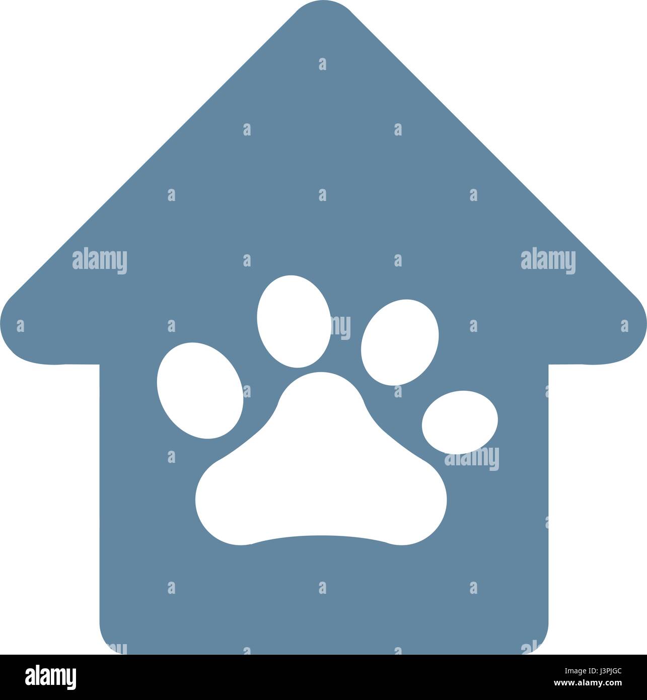 dog paw print icon Stock Vector Image & Art - Alamy