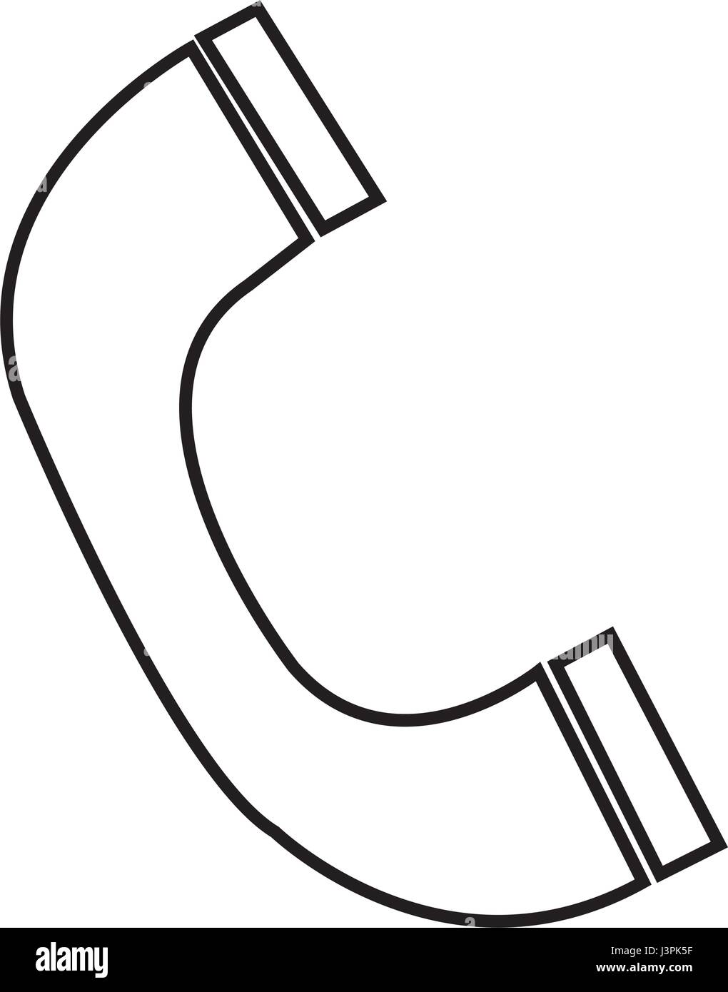 phone handset icon Stock Vector Image & Art Alamy