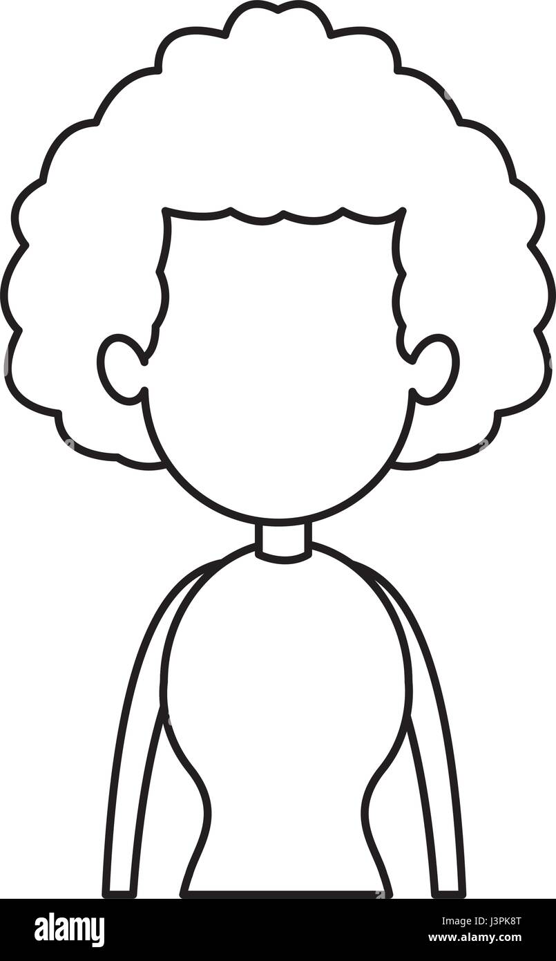 outline girl avatar profile image Stock Vector Image & Art - Alamy