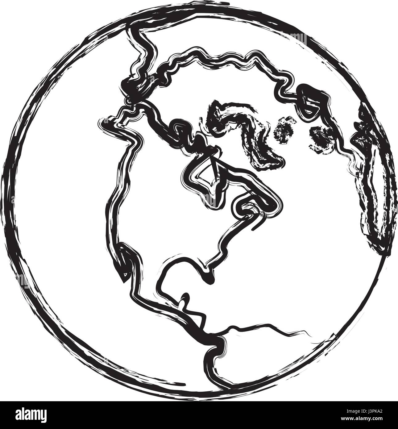 earth planet icon Stock Vector Image & Art - Alamy