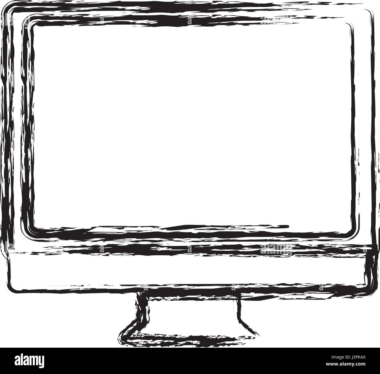 monitor computer icon Stock Vector Image & Art - Alamy