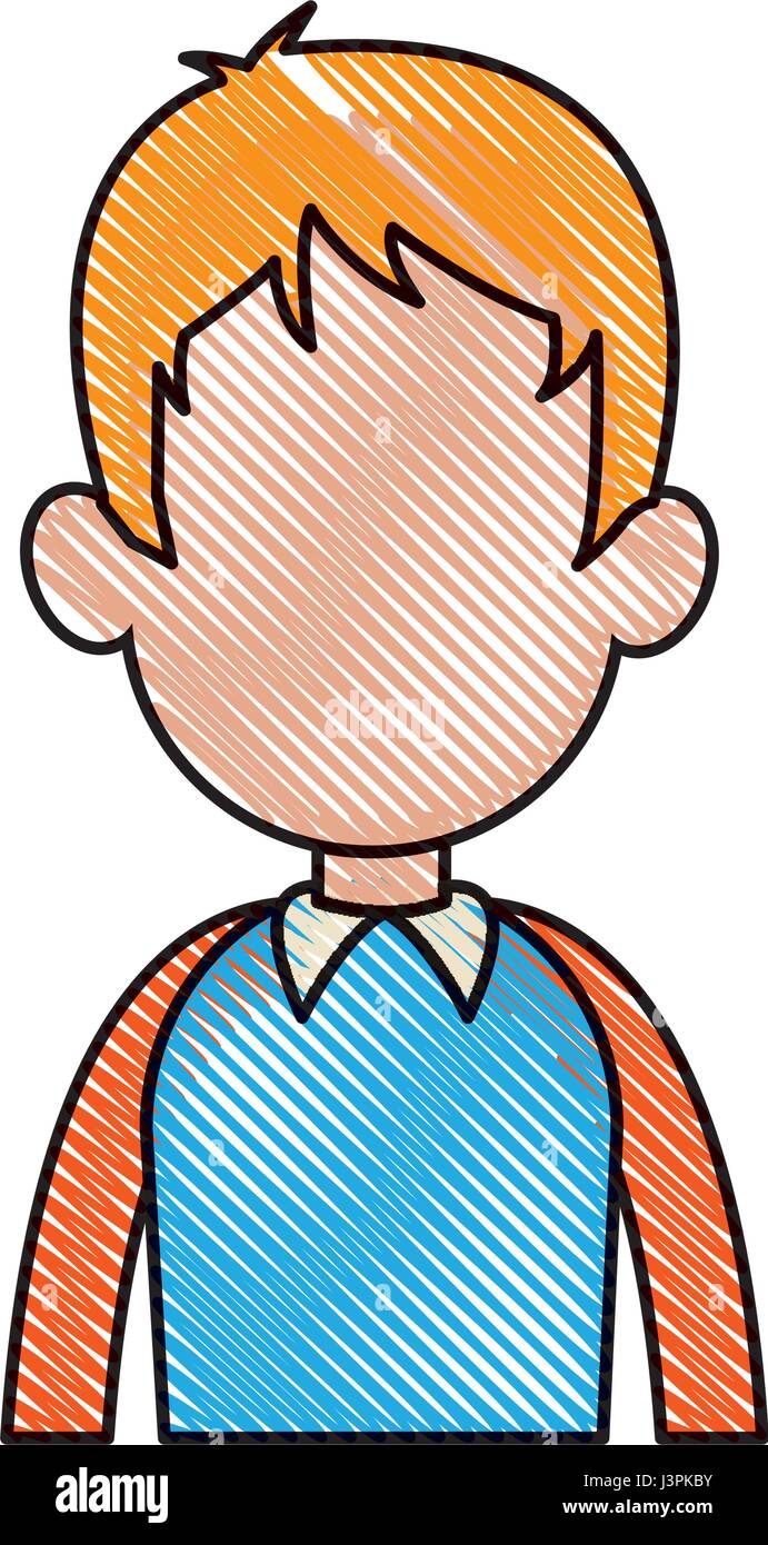 drawing portrait man young style image Stock Vector Image & Art - Alamy