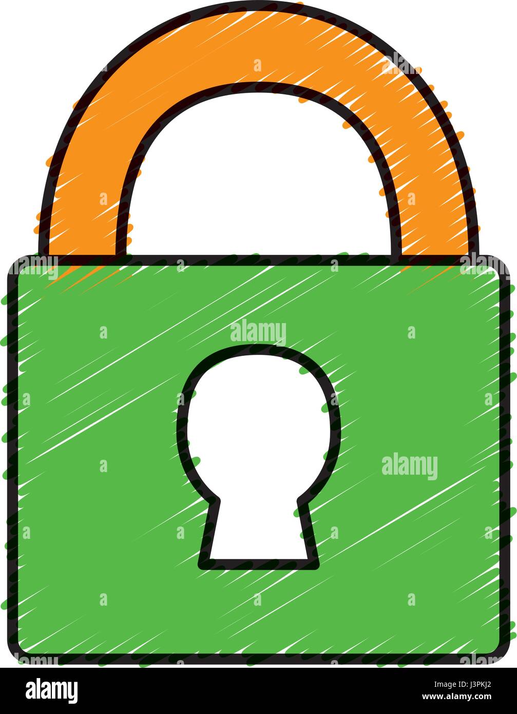 security padlock icon image Stock Vector Image & Art - Alamy