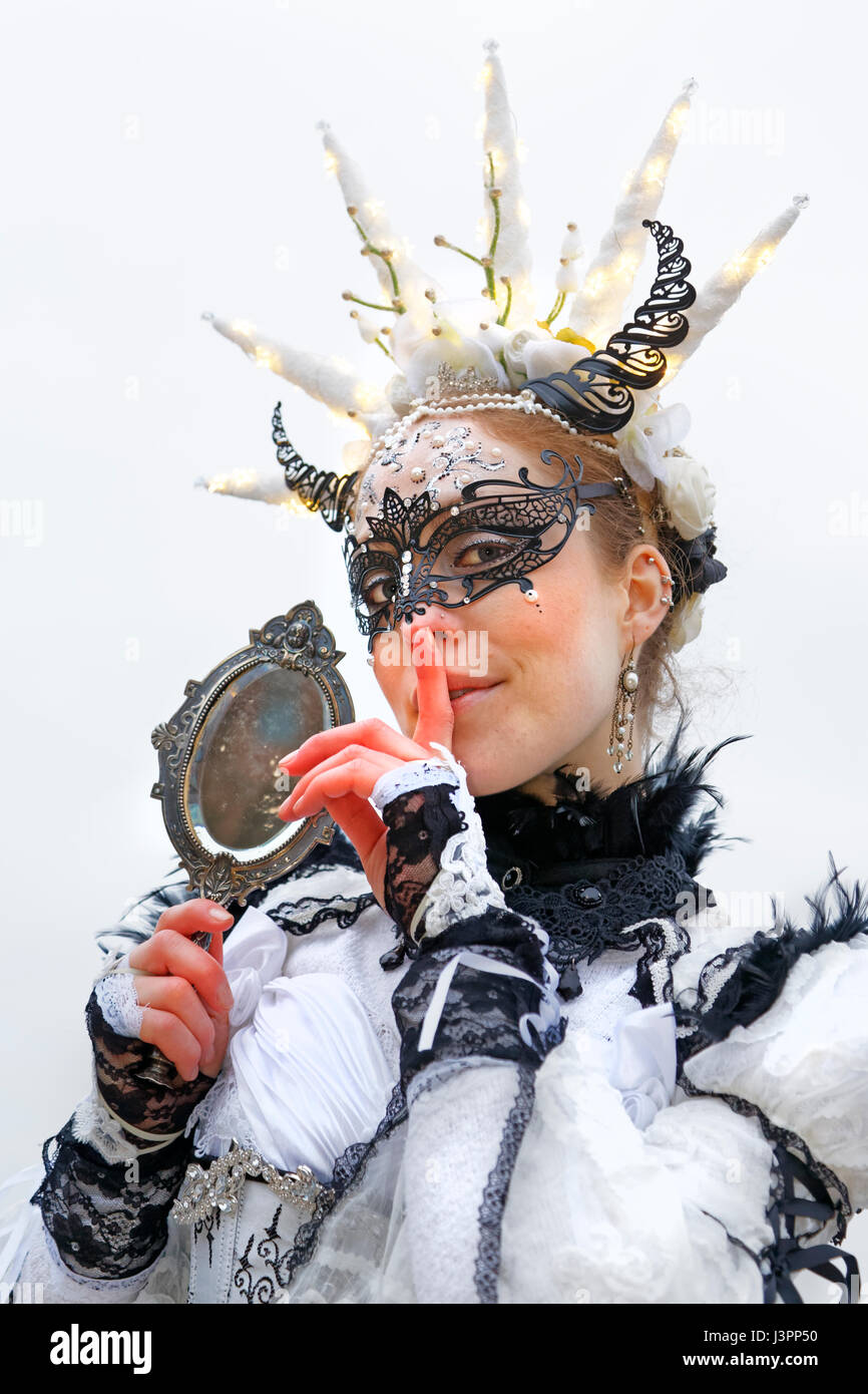 Mask magic, Hamburg, 2016, Germany, Europe Stock Photo