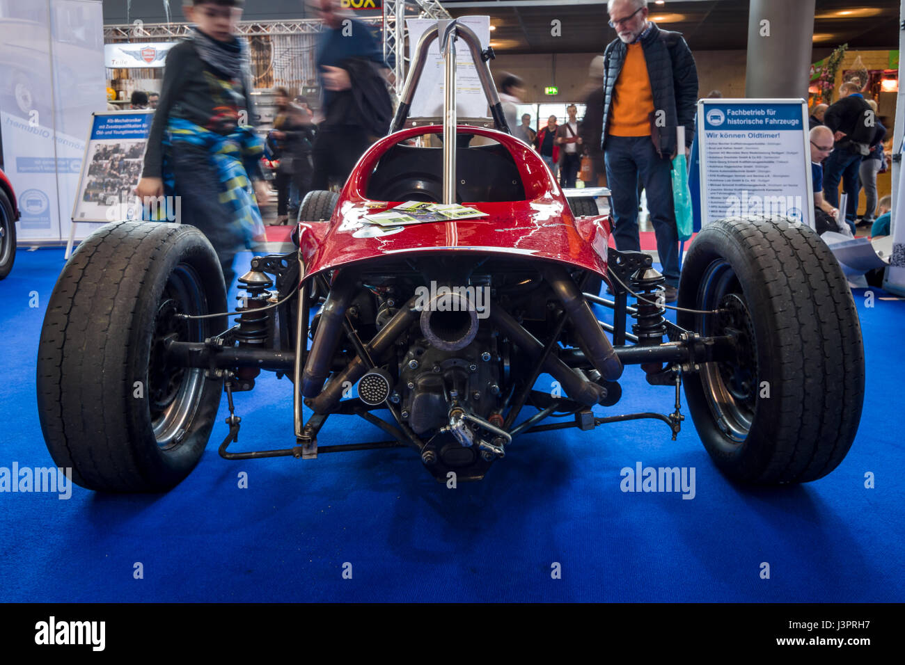 STUTTGART, GERMANY - MARCH 03, 2017: Formula Vee racing car (1965-1973). Rear view. Europe's greatest classic car exhibition 'RETRO CLASSICS' Stock Photo
