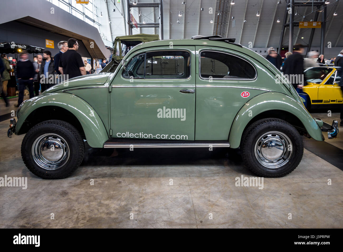 STUTTGART, GERMANY - MARCH 03, 2017: Subcompact Volkswagen Beetle, 1973. Europe's greatest classic car exhibition 'RETRO CLASSICS' Stock Photo