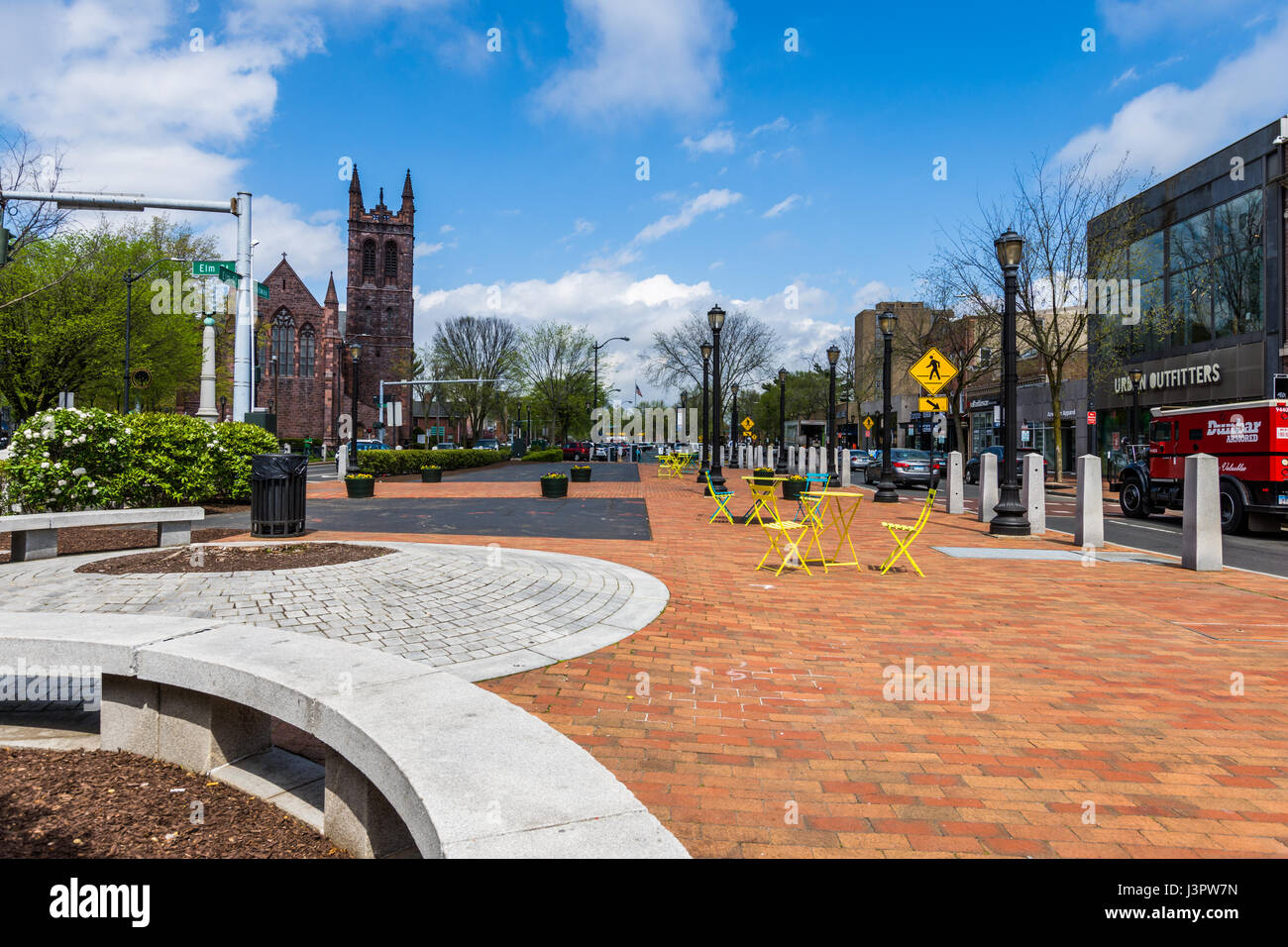 Broadway Triangle Shops in New Haven, Connecticut Stock Photo Alamy