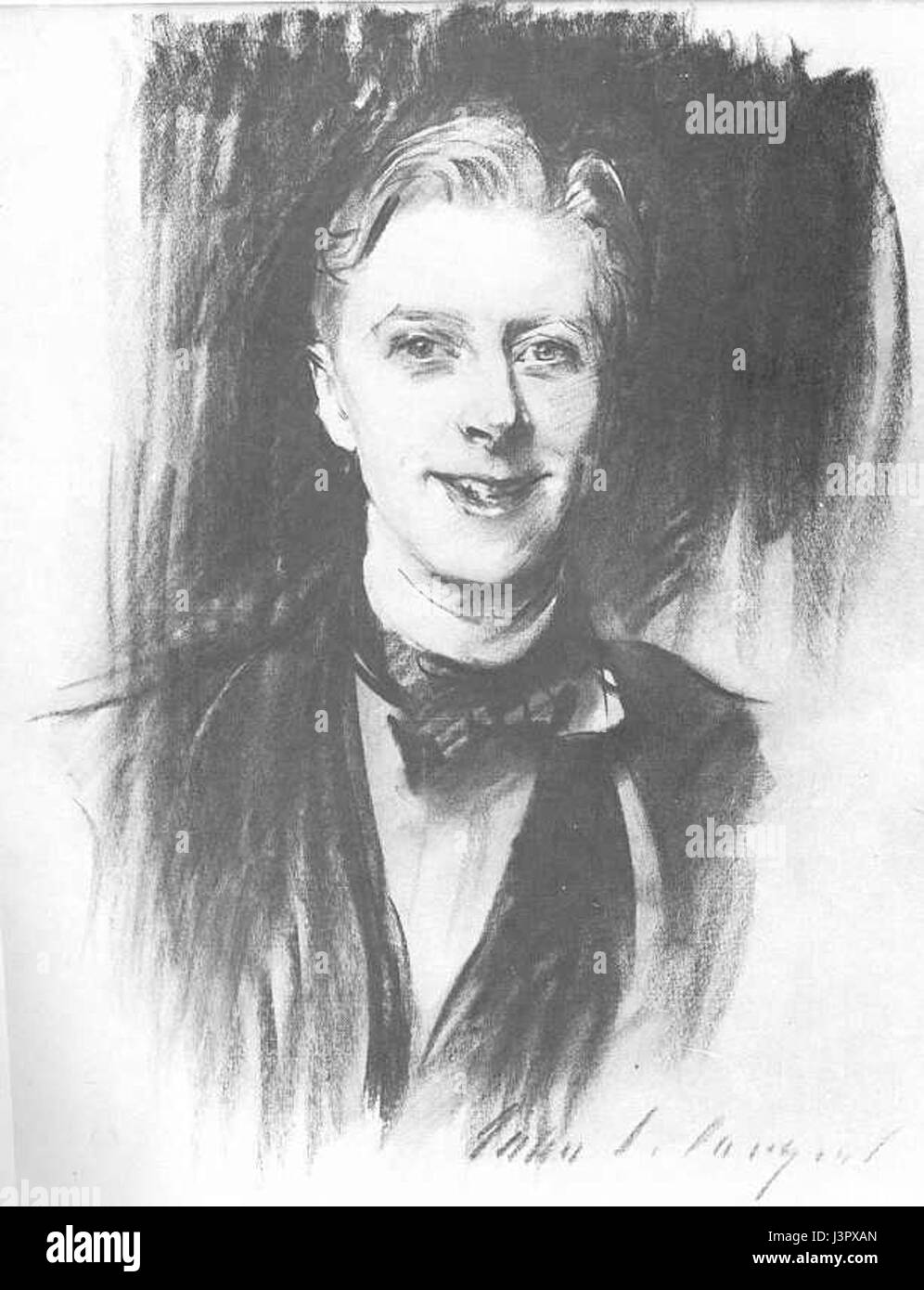 John Singer Sargent (1856 1925)   Ernest Thesiger (c. 1911) Stock Photo