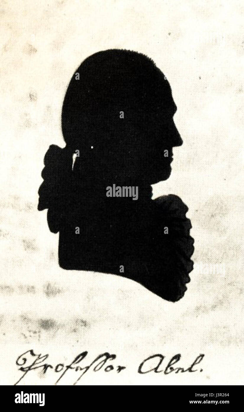 Jacob Friedrich Abel Scherenschnitt Stock Photo Alamy