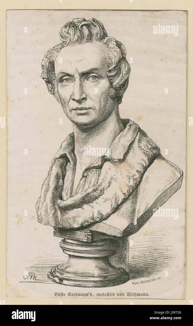 Karl Rottmann was a German landscape painter known for his depictions ...