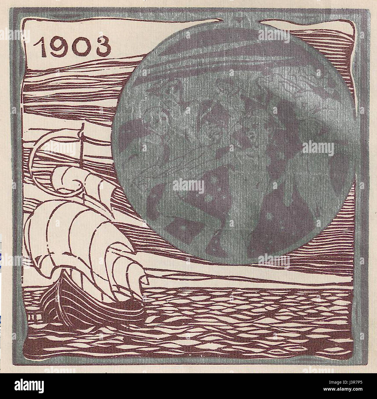Irma von Dutczynska Kreislauf der Monate 1903 Stock Photo