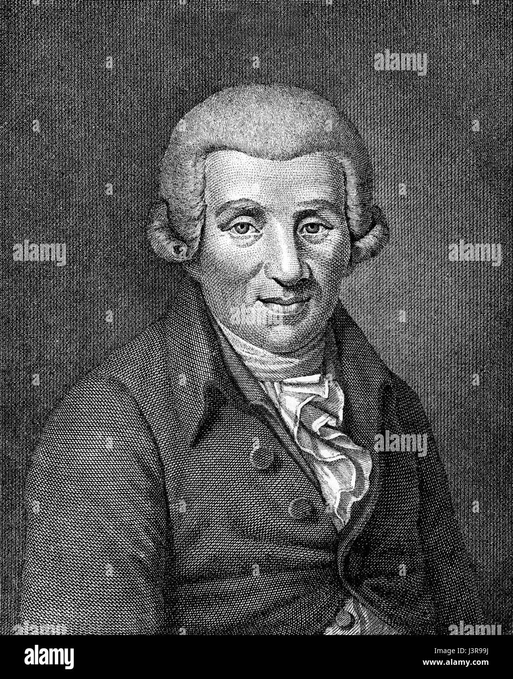 Johann Wilhelm Ludwig Gleim Stock Photo