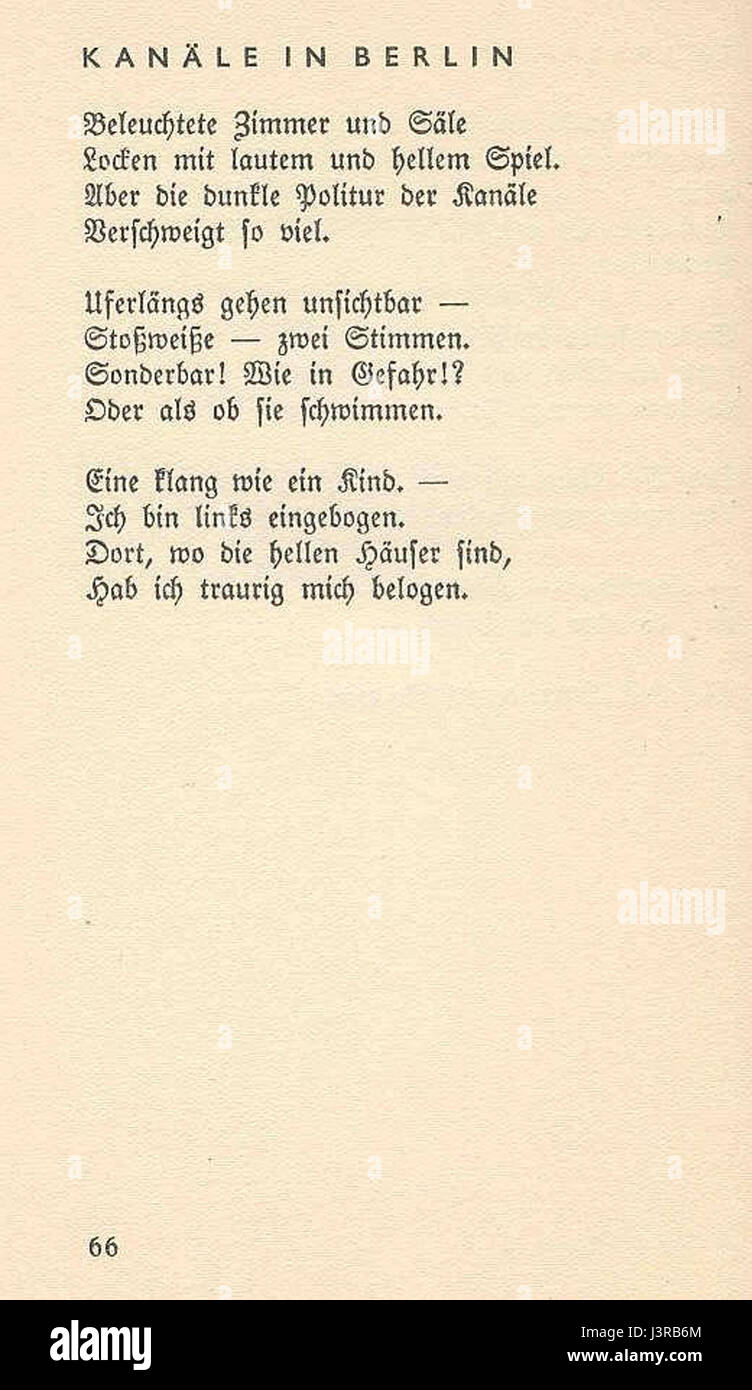 Joachim Ringelnatz Gedichte dreier Jahre 066 Stock Photo - Alamy
