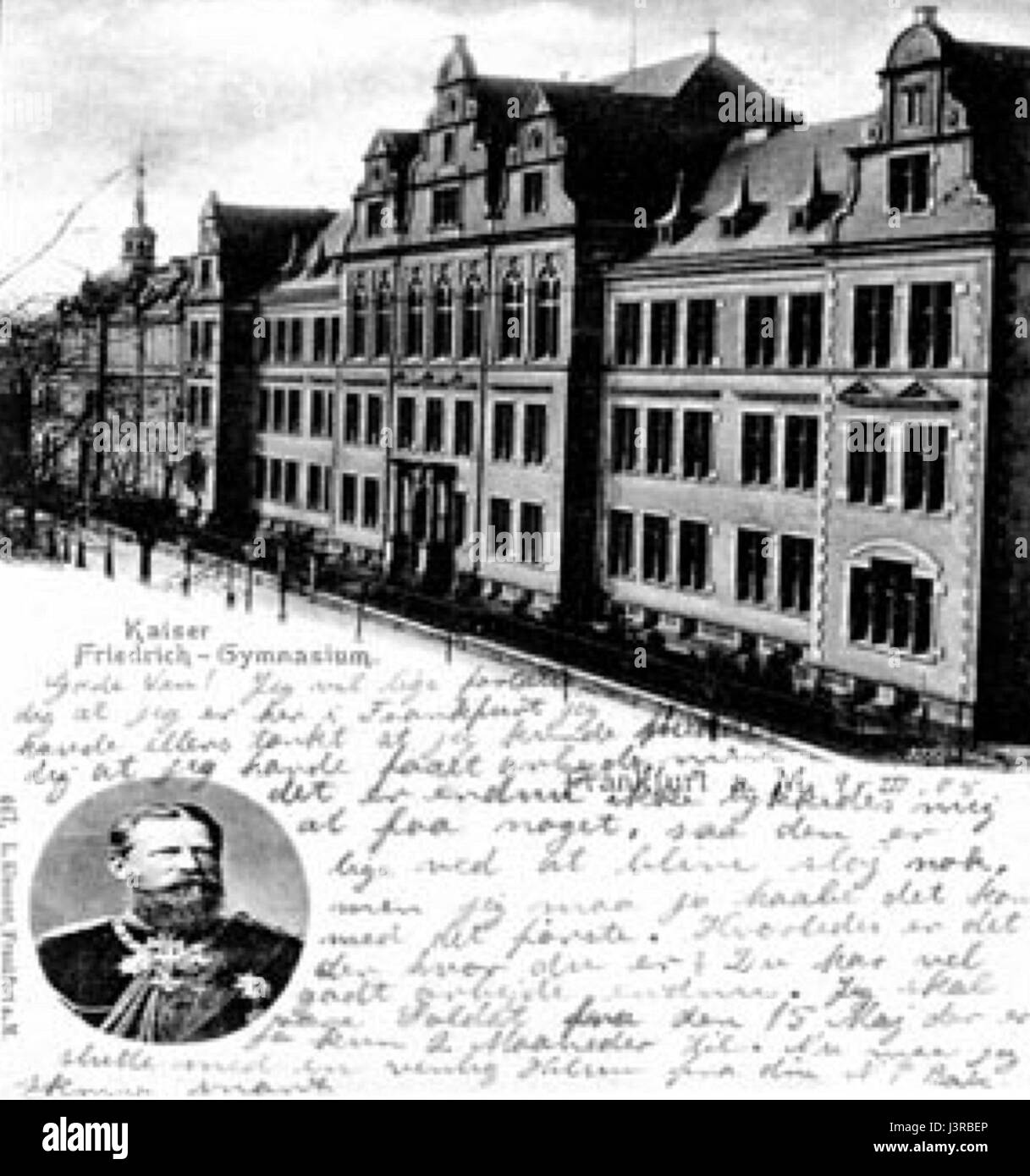 Kaiser friedrichs gymnasium frankfurt hesse germany 1905 Stock Photo