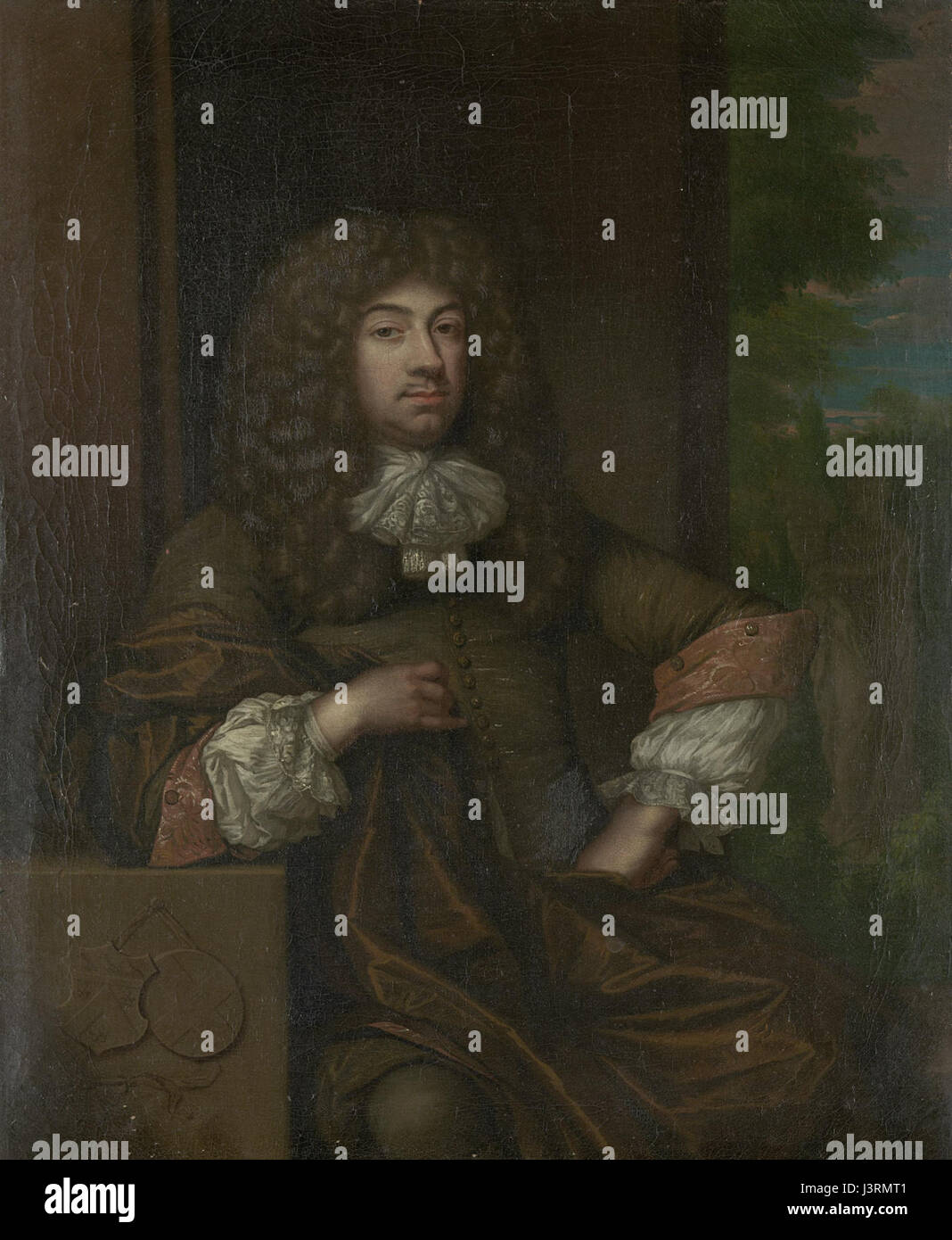 Jan Boudaen Courten (1635 1716), heer van St Laurens, Schellach en Popkensburg. Raad van Middelburg en bewindhebber der VOC Rijksmuseum SK A 901 Stock Photo